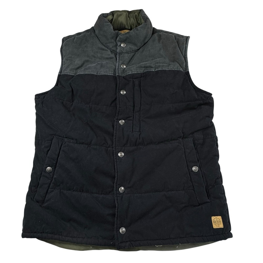 Red Head Ranch Vest Men's Size Medium Rancher‎ Grunge Farmer